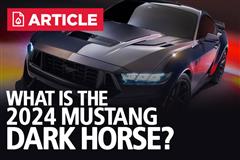 What Is The 2024 Dark Horse Mustang?